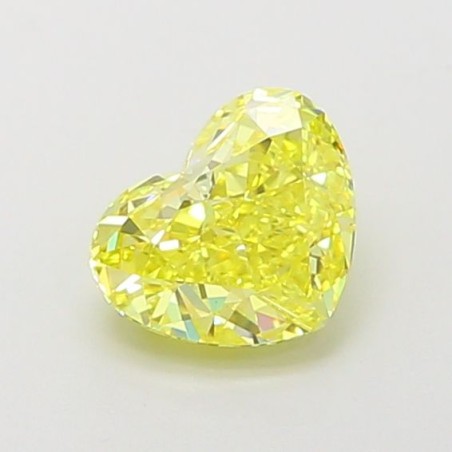 Diament laboratoryjny o barwie fantazyjnej serce, 1.03ct, VVS2, Fancy Vivid Yellow, IGI LG660440308