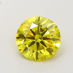 Diament laboratoryjny o barwie fantazyjnej szlif okrągły, 1.04ct, VVS2, Fancy Vivid Yellow, IGI LG700517738
