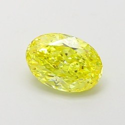 Diament laboratoryjny o barwie fantazyjnej szlif owalny, 1.03ct, VVS2, Fancy Vivid Yellow, IGI LG660424303