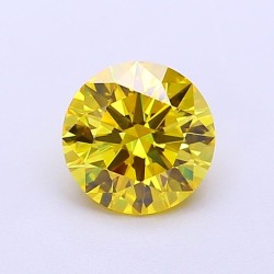 Diament laboratoryjny o barwie fantazyjnej szlif okrągły, 1.04ct, VVS2, Fancy Vivid Yellow, IGI LG700517722