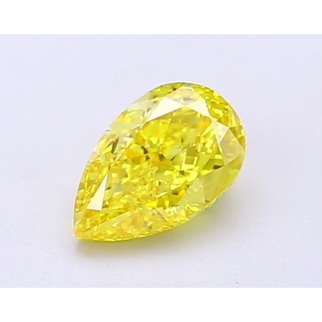 Diament laboratoryjny o barwie fantazyjnej szlif gruszkowy, 1.03ct, VVS1, Fancy Vivid Yellow, IGI LG694504349