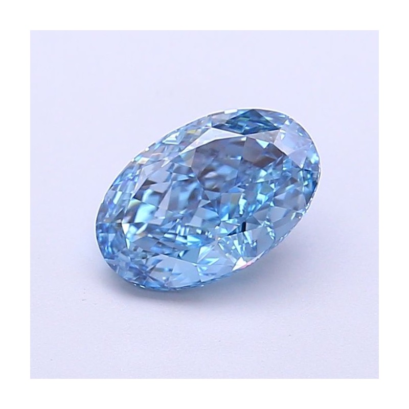 Diament laboratoryjny o barwie fantazyjnej szlif owalny, 1.12ct, VVS2, Fancy Vivid Blue, IGI LG700517864 Diament laboratoryjny o barwie fantazyjnej szlif owalny, 1.12ct, VVS2, Fancy Vivid Blue, IGI LG700517864