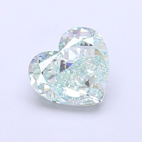 Diament laboratoryjny o barwie fantazyjnej serce, 1.22ct, VVS2, Fancy Vivid Green, IGI LG700517979
