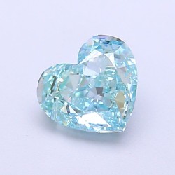 Diament laboratoryjny o barwie fantazyjnej serce, 1.31ct, VVS1, Fancy Vivid Blue, IGI LG700517972