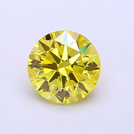 Diament laboratoryjny o barwie fantazyjnej szlif okrągły, 1.01ct, VVS2, Fancy Vivid Yellow, IGI LG700517732