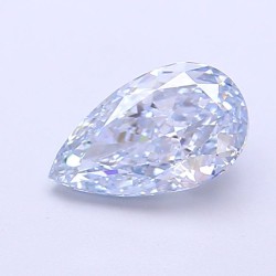 Diament laboratoryjny o barwie fantazyjnej szlif gruszkowy, 1.23ct, VVS1, Fancy Intense Blue, IGI LG700517847