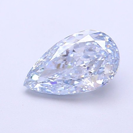 Diament laboratoryjny o barwie fantazyjnej szlif gruszkowy, 1.23ct, VVS1, Fancy Intense Blue, IGI LG700517847