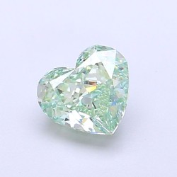 Diament laboratoryjny o barwie fantazyjnej serce, 1ct, VVS2, Fancy Vivid Green, IGI LG700517976