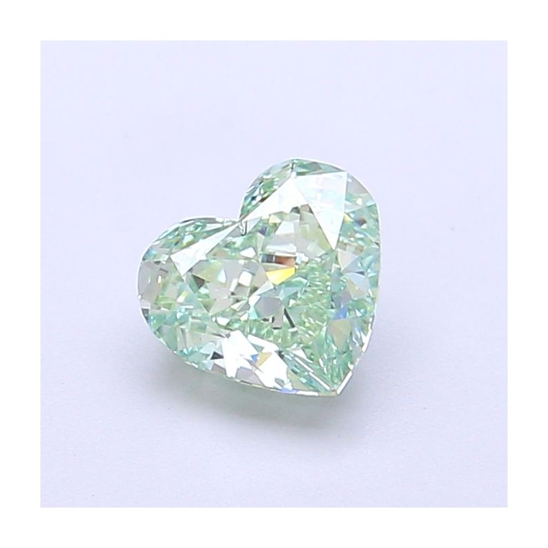 Diament laboratoryjny o barwie fantazyjnej serce, 1ct, VVS2, Fancy Vivid Green, IGI LG700517976