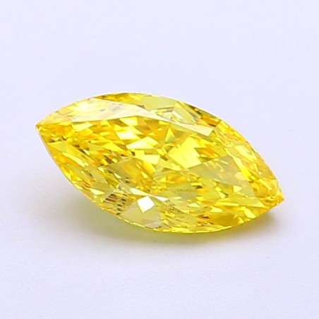 Diament laboratoryjny o barwie fantazyjnej markiza, 1.03ct, VVS2, Fancy Vivid Yellow, IGI LG700517931