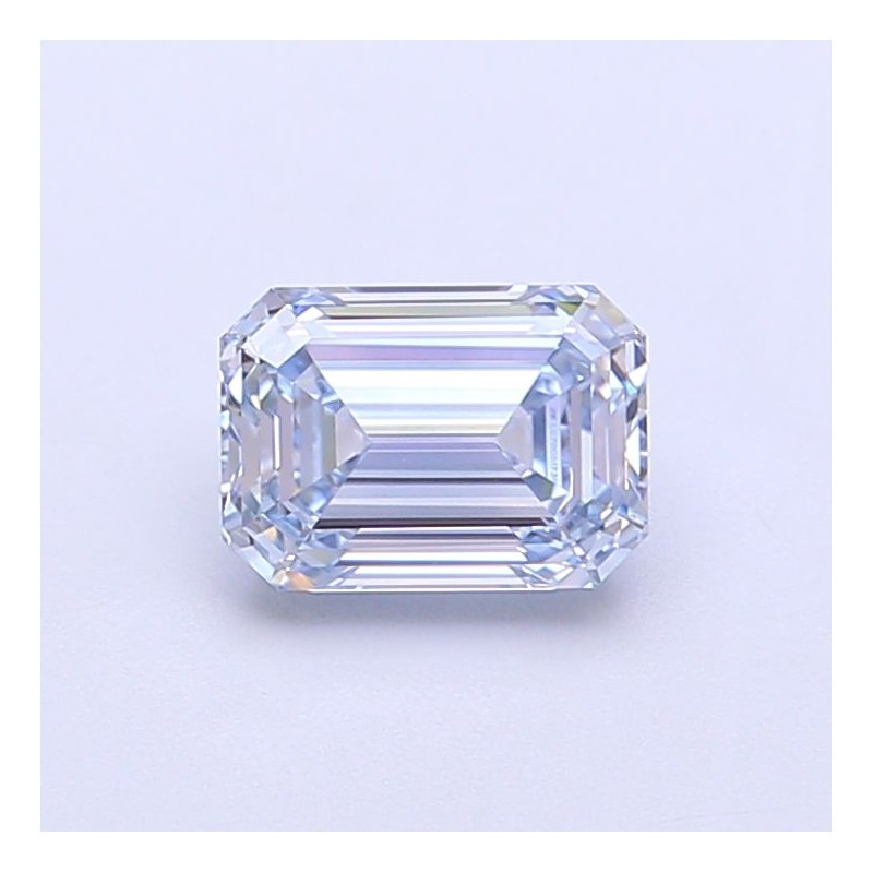 Diament laboratoryjny o barwie fantazyjnej szlif szmaragdowy, 1.09ct, VVS1, Fancy Intense Blue, IGI LG700517394