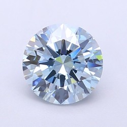 Diament laboratoryjny o barwie fantazyjnej szlif okrągły, 1.51ct, VVS1, Fancy Intense Blue, IGI LG700517373