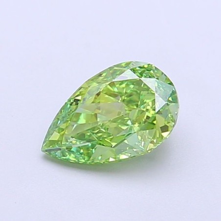 Diament laboratoryjny o barwie fantazyjnej szlif gruszkowy, 1.01ct, VVS1, Fancy Vivid Green, IGI LG700517398