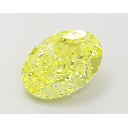 Diament laboratoryjny o barwie fantazyjnej szlif owalny, 1.02ct, VVS2, Fancy Intense Yellow, IGI LG702512631