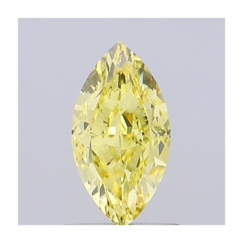 Diament laboratoryjny o barwie fantazyjnej markiza, 1.06ct, VVS1, Fancy Intense Yellow, IGI LG720566003
