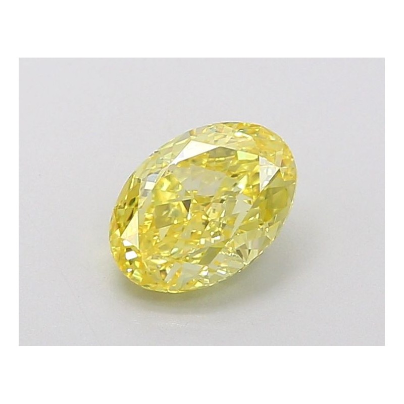 Diament laboratoryjny o barwie fantazyjnej szlif owalny, 1.02ct, VVS2, Fancy Vivid Yellow, IGI LG634494157