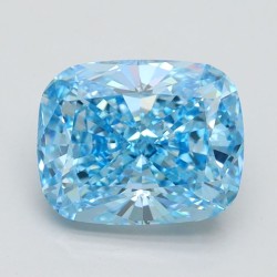 Diament laboratoryjny o barwie fantazyjnej szlif poduszkowy brylantowy, 2.07ct, VVS2, Fancy Vivid Blue, IGI LG560224390