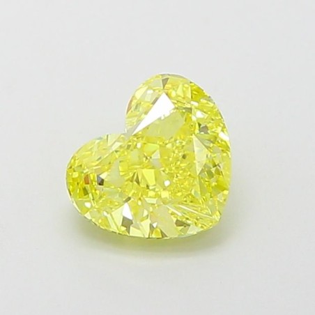 Diament laboratoryjny o barwie fantazyjnej serce, 1.02ct, VVS2, Fancy Vivid Yellow, IGI LG660440354