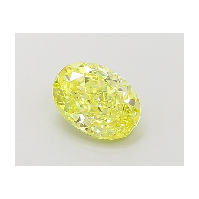 Diament laboratoryjny o barwie fantazyjnej szlif owalny, 1.02ct, IF, Fancy Vivid Yellow, IGI LG660440303