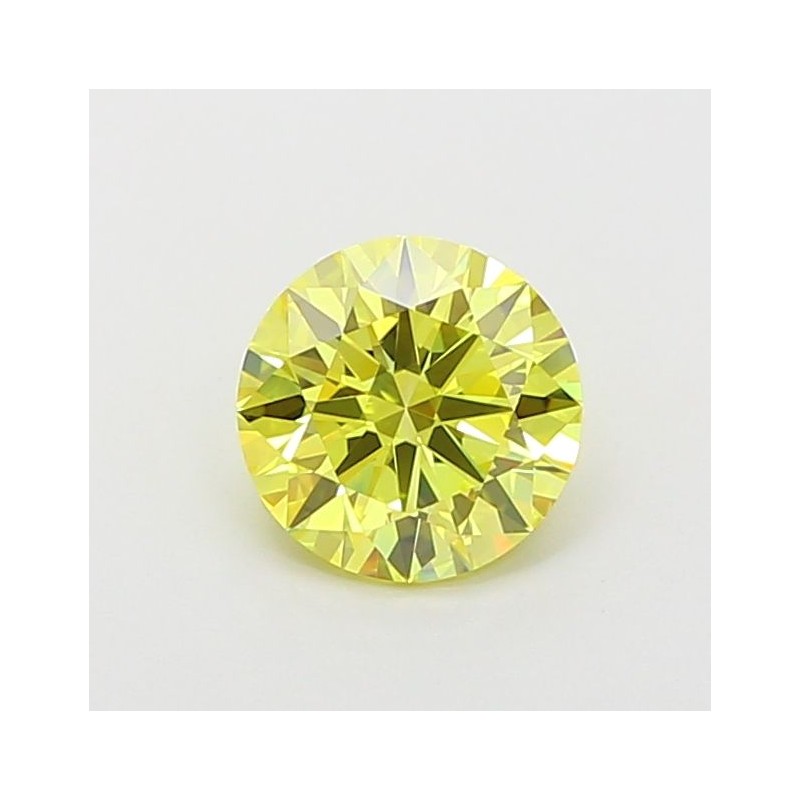 Diament laboratoryjny o barwie fantazyjnej szlif okrągły, 1.02ct, VVS1, Fancy Vivid Yellow, IGI LG669415634