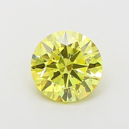 Diament laboratoryjny o barwie fantazyjnej szlif okrągły, 1.02ct, VVS1, Fancy Vivid Yellow, IGI LG669415634