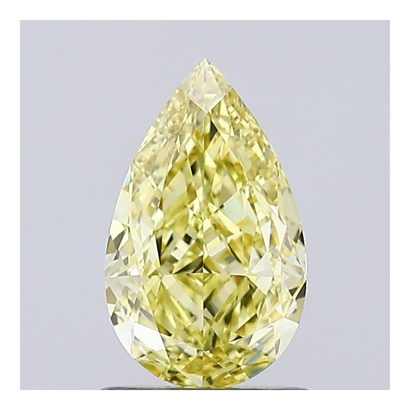 Diament laboratoryjny o barwie fantazyjnej szlif gruszkowy, 1.07ct, VVS2, Fancy Intense Yellow, IGI LG635454631