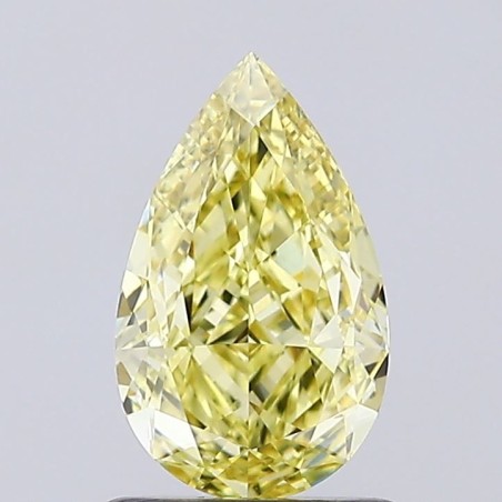 Diament laboratoryjny o barwie fantazyjnej szlif gruszkowy, 1.07ct, VVS2, Fancy Intense Yellow, IGI LG635454631