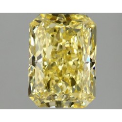 Diament laboratoryjny o barwie fantazyjnej radiant, 1.89ct, VVS2, Fancy Vivid Yellow, IGI LG635400411