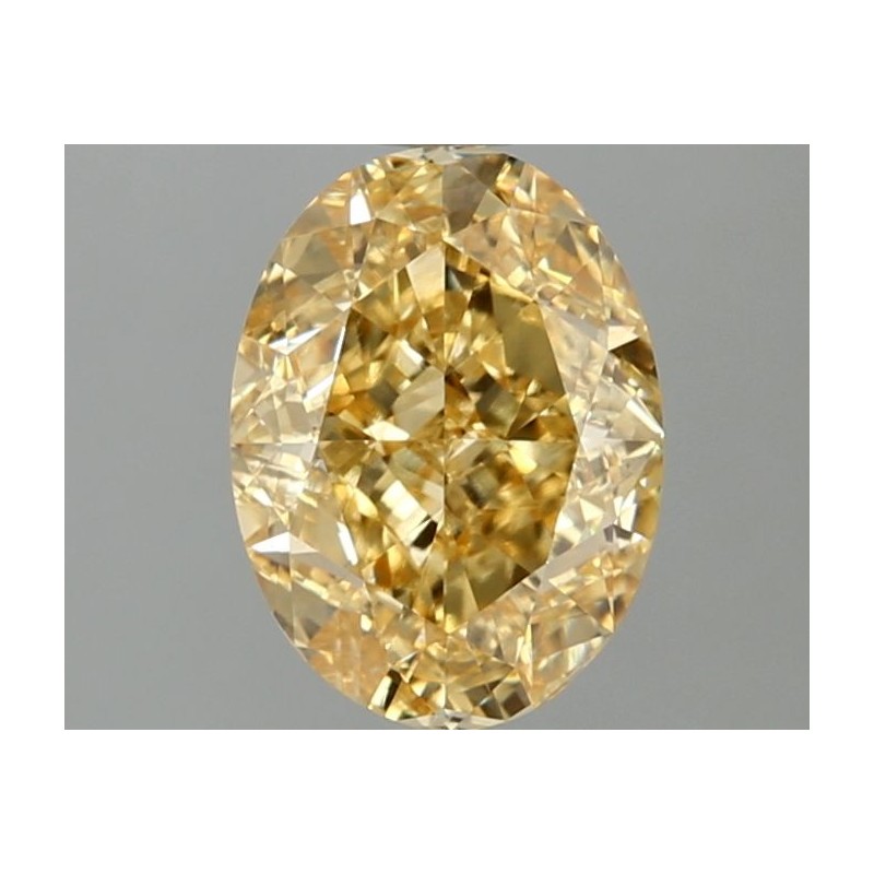 Diament laboratoryjny o barwie fantazyjnej szlif owalny, 2.01ct, VVS2, Fancy Intense Yellow, IGI LG643444695