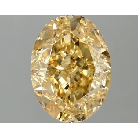 Diament laboratoryjny o barwie fantazyjnej szlif owalny, 2.01ct, VVS2, Fancy Intense Yellow, IGI LG643444695