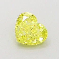 Diament laboratoryjny o barwie fantazyjnej serce, 1ct, VVS2, Fancy Vivid Yellow, IGI LG660455202