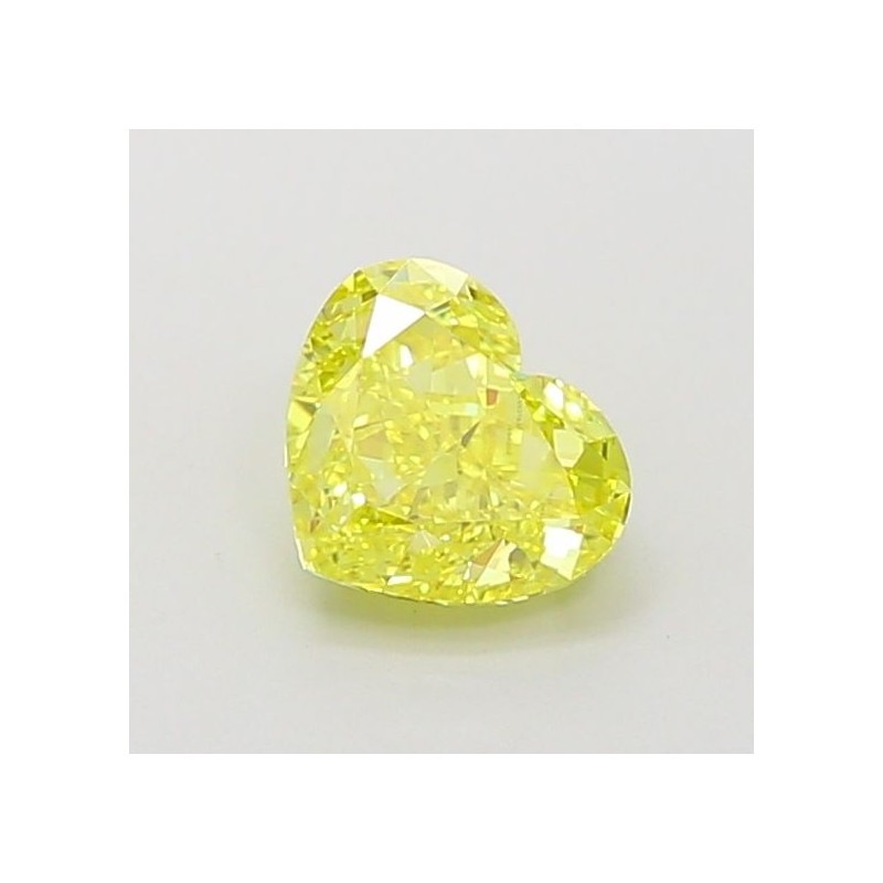 Diament laboratoryjny o barwie fantazyjnej serce, 1ct, VVS2, Fancy Vivid Yellow, IGI LG660455202 Diament laboratoryjny o barwie fantazyjnej serce, 1ct, VVS2, Fancy Vivid Yellow, IGI LG660455202