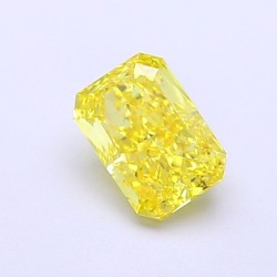 Diament laboratoryjny o barwie fantazyjnej radiant, 1.02ct, VVS2, Fancy Vivid Yellow, IGI LG700517929