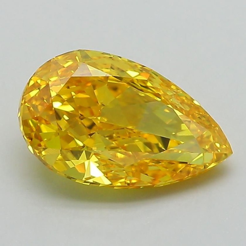 Diament laboratoryjny o barwie fantazyjnej szlif gruszkowy, 2.06ct, VVS2, Fancy Vivid Yellow, IGI LG591361553 Diament laboratoryjny o barwie fantazyjnej szlif gruszkowy, 2.06ct, VVS2, Fancy Vivid Yellow, IGI LG591361553