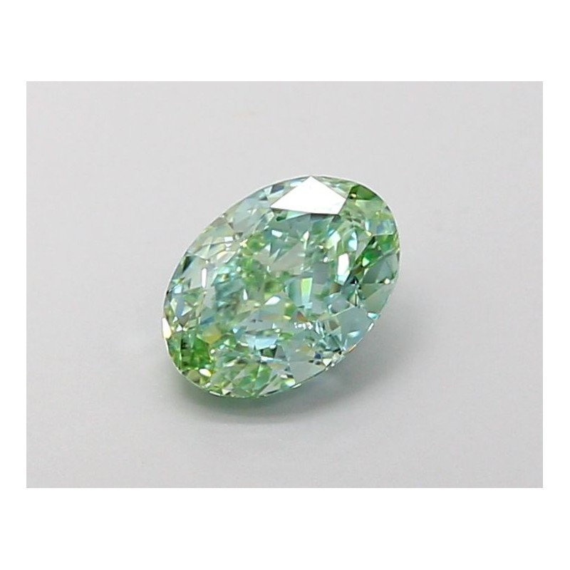 Diament laboratoryjny o barwie fantazyjnej szlif owalny, 1.09ct, VVS1, Fancy Vivid Green, IGI LG700514853 Diament laboratoryjny o barwie fantazyjnej szlif owalny, 1.09ct, VVS1, Fancy Vivid Green, IGI LG700514853