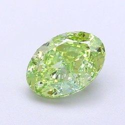 Diament laboratoryjny o barwie fantazyjnej szlif owalny, 1.3ct, VVS1, Fancy Vivid Green, IGI LG700517781
