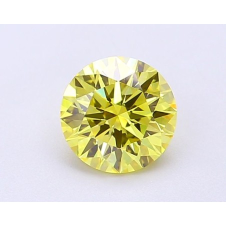 Diament laboratoryjny o barwie fantazyjnej szlif okrągły, 1.01ct, VVS2, Fancy Vivid Yellow, IGI LG694504235
