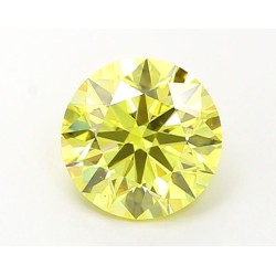 Diament laboratoryjny o barwie fantazyjnej szlif okrągły, 1.01ct, VVS2, Fancy Vivid Yellow, IGI LG702505379
