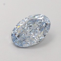 Diament laboratoryjny o barwie fantazyjnej szlif owalny, 1.07ct, VVS2, Fancy Intense Blue, IGI LG700517707