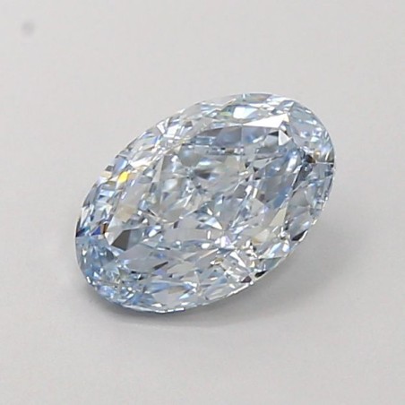 Diament laboratoryjny o barwie fantazyjnej szlif owalny, 1.07ct, VVS2, Fancy Intense Blue, IGI LG700517707