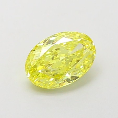 Diament laboratoryjny o barwie fantazyjnej szlif owalny, 1.01ct, IF, Fancy Vivid Yellow, IGI LG660424306