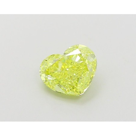 Diament laboratoryjny o barwie fantazyjnej serce, 1.01ct, VVS2, Fancy Vivid Yellow, IGI LG660440328