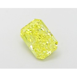 Diament laboratoryjny o barwie fantazyjnej radiant, 1.01ct, IF, Fancy Vivid Yellow, IGI LG677560897