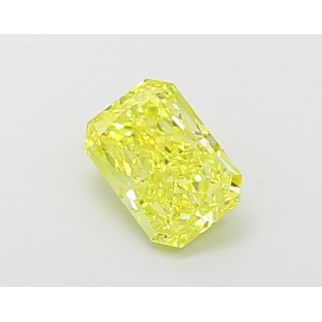 Diament laboratoryjny o barwie fantazyjnej radiant, 1.01ct, IF, Fancy Vivid Yellow, IGI LG677560897