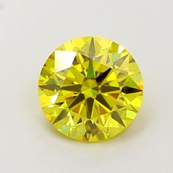 Diament laboratoryjny o barwie fantazyjnej szlif okrągły, 1.02ct, VVS2, Fancy Vivid Yellow, IGI LG700517717