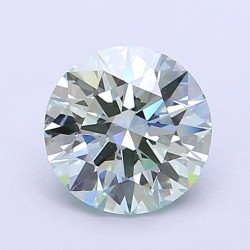 Diament laboratoryjny o barwie fantazyjnej szlif okrągły, 1.36ct, VVS2, Fancy Intense Green, IGI LG700517705