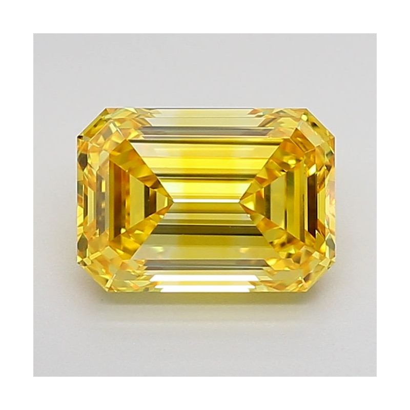 Diament laboratoryjny o barwie fantazyjnej szlif szmaragdowy, 2.03ct, IF, Fancy Vivid Yellow, IGI LG623489364 Diament laboratoryjny o barwie fantazyjnej szlif szmaragdowy, 2.03ct, IF, Fancy Vivid Yellow, IGI LG623489364