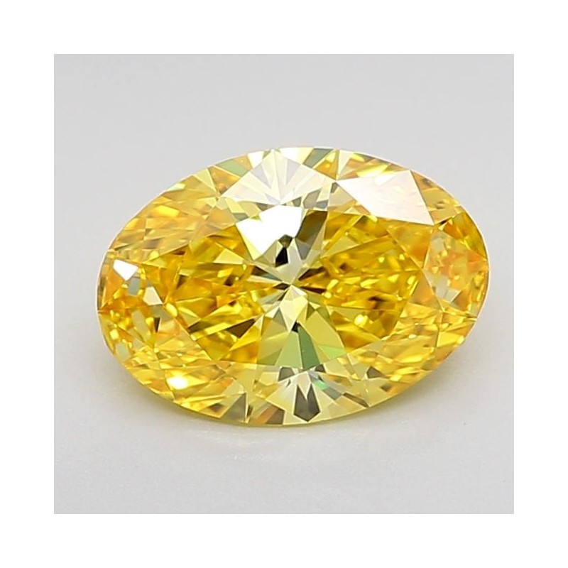 Diament laboratoryjny o barwie fantazyjnej szlif owalny, 1.53ct, IF, Fancy Vivid Yellow, IGI LG623489367 Diament laboratoryjny o barwie fantazyjnej szlif owalny, 1.53ct, IF, Fancy Vivid Yellow, IGI LG623489367