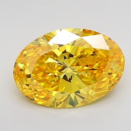 Diament laboratoryjny o barwie fantazyjnej szlif owalny, 2.08ct, VVS2, Fancy Vivid Yellow, IGI LG623489365