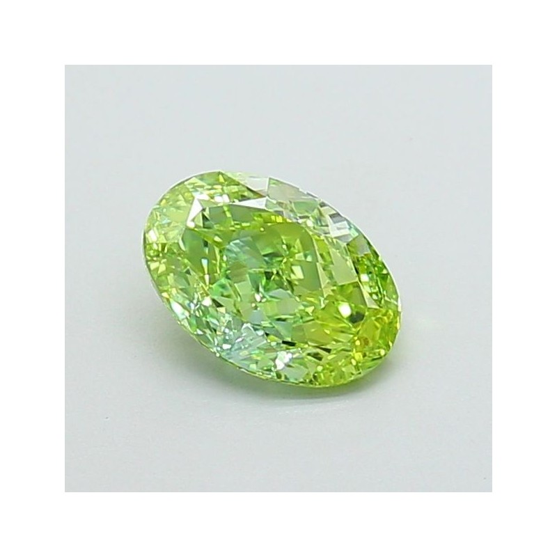 Diament laboratoryjny o barwie fantazyjnej szlif owalny, 1.18ct, VVS2, Fancy Vivid Green, IGI LG700518021 Diament laboratoryjny o barwie fantazyjnej szlif owalny, 1.18ct, VVS2, Fancy Vivid Green, IGI LG700518021